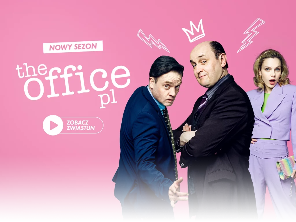 Plakat promocyjny serial "The Office PL" na stronie Canal+