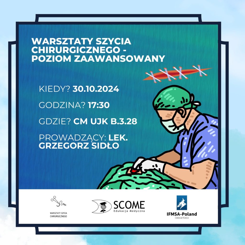 Warsztaty Szycia Chirurgicznego Zapowiedź