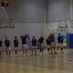 Koszykarze UJK Kielce przed meczem