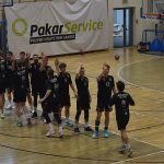 Koszykarze AGH Kraków podczas prezentacji