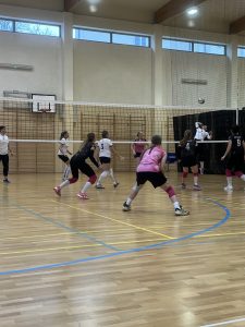 Atak zawodniczki z SPS Construction