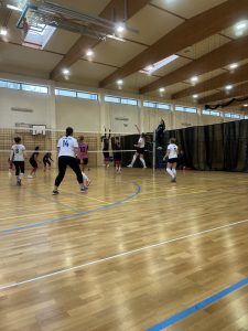 Atak zawodniczki z SPS Construction