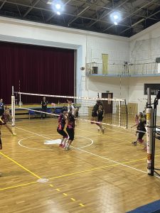 Atak zawodniczki UJK Kielce