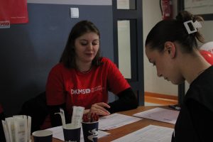 akcja DKMS na Collegium Medicum, dzień pierwszy