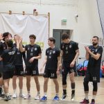 Drużyna AZS AGH Kraków podczas meczu z UJK Kielce